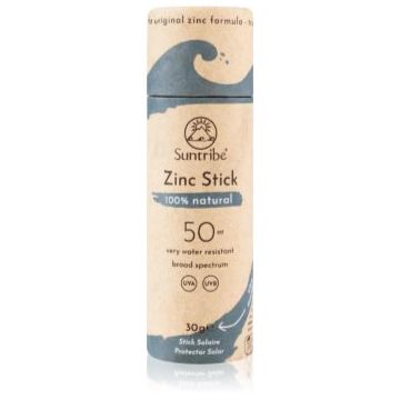 Suntribe Sports Zinc Stick baton de protecție minerală pe zonele sensibile SPF 30