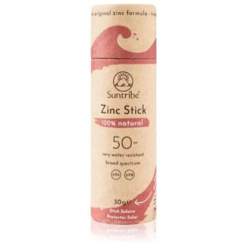 Suntribe Sports Zinc Stick baton de protecție minerală pe zonele sensibile SPF 50