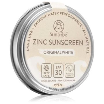 Suntribe Zinc Sunscreen crema de fata cu minerale pentru protectie SPF 50