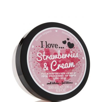 Unt de corp Strawberry Cream Originals, 200ml, I Love Cosmetics