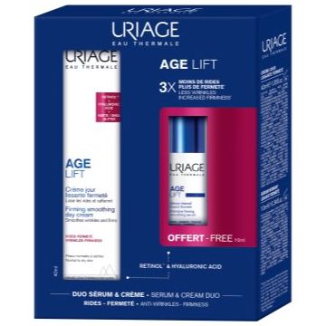 Uriage Age Lift Cream & Serum Duo set pentru un ten neted