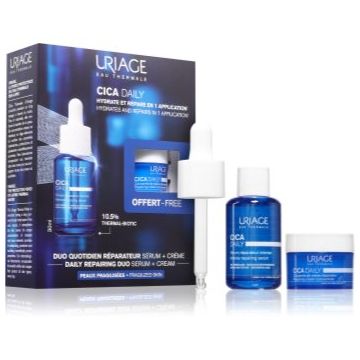 Uriage Cica Daily Daily Repairing Duo set de hidratare intensă pentru pielea slabita