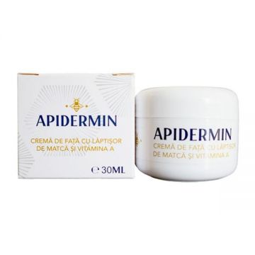 Apidermin Crema de Fata cu Laptisor de Matca si Vitamina A Complex Apicol Veceslav Harnaj, 30ml
