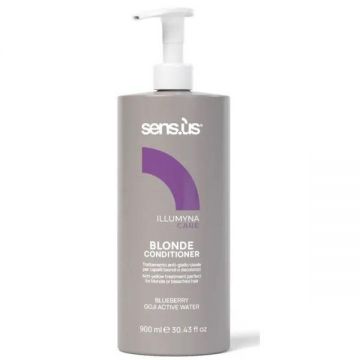 Balsam Anti-&Icirc;ngălbenire, Sensus Illumyna Blonde Conditioner, pentru Părul Blond sau Decolorat, 900 ml