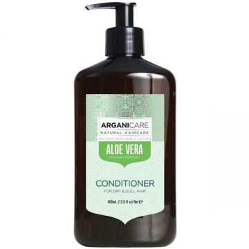 Balsam Hidratant cu Aloe Vera pentru Par Uscat si Lipsit de Stralucire - Arganicare Aloe Vera Reviving Moisture Conditioner for Dry&Dull Hair, 400 ml