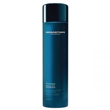 Balsam Hidratant pentru Par Cret si Ondulat cu Efect Anti-frizz - Sebastian Professional Twisted Elastic Curls Conditioner, 250 ml
