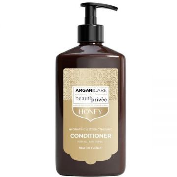 Balsam Hidratant si Fortifiant, cu Ulei de Argan si Miere - Arganicare Beaute Privee Hydrating & Strengthening Conditioner with Argan Oil & Honey, 400 ml