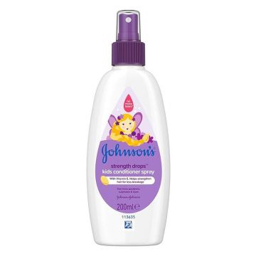Balsam Spray Johnson's Baby, pentru Par Rezistent, 200 ml