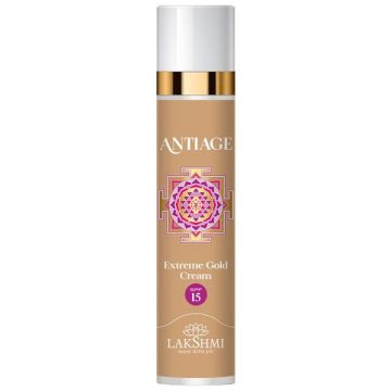 Crema Anti-age +45 cu SPF 15 - Lakshmi Antiage Extreme Gold Cream, 50 ml