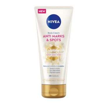Crema de Corp Nivea Luminous 630, Anti-Vergeturi si Anti-Pete, 200 ml
