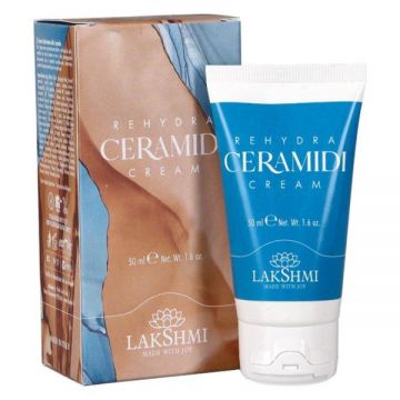 Crema de Fata Hidratanta cu Ceramide - Lakshmi Rehydra Ceramidi Cream, 50 ml
