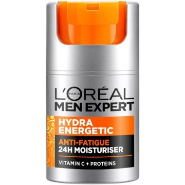 Crema de Fata L'Oreal Paris Hydra Energetic, Barbati, 50 ml