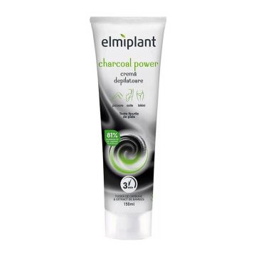 Crema Depilatoare Elmiplant Charcoal Power pentru Corp, 150 ml