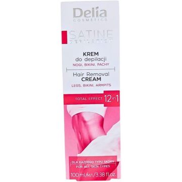 Crema Depilatoare Satine Total Effect, 100 ml