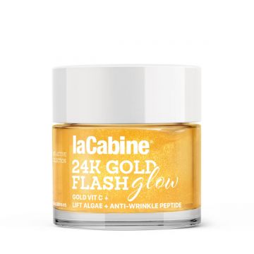 Crema-gel anti-imbatranire pentru fata 24K Gold Flash Glow Multi-Active, 50ml, La Cabine