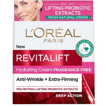 Crema Hidratanta Antirid L'Oreal Paris Revitalift, Extra Fermitate, 50 ml