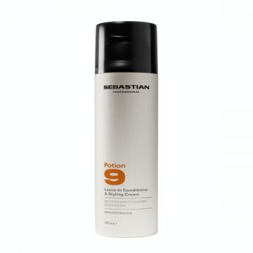 Crema Hidratanta de Styling pentru Par cu Fixare Lejera - Sebastian Professional Potion 9 Leave-In Conditioner & Styling Cream, 145 ml