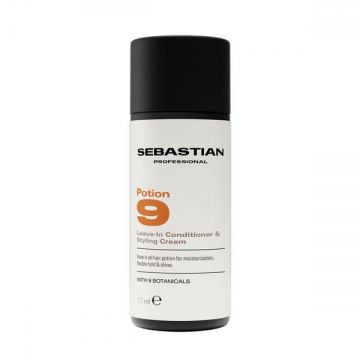 Crema Hidratanta de Styling pentru Par cu Fixare Lejera - Sebastian Professional Potion 9 Leave-In Conditioner & Styling Cream, 50 ml