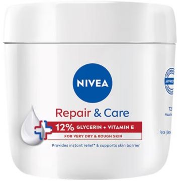 Crema Nivea Repair & Care cu 12% Glicerina si Vitamina E, 400 ml