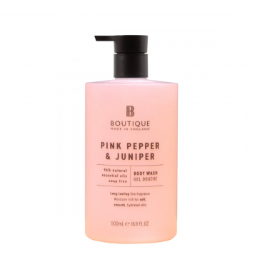 Gel de dus cu parfum de Piper roz & Ienupar, 500ml, Boutique