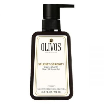 Gel de Dus cu Ulei de Masline si Lapte de Capra - Olivos Selene's Serenity Shower Gel, 750 ml