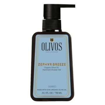 Gel de Dus cu Ulei de Masline si Parfum de Hammam - Olivos Zephyr Breeze Shower Gel, 750 ml
