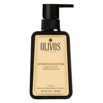 Gel de Dus cu Ulei de Masline si Parfum de Mandarine - Olivos Ambrosia Nectar Shower Gel, 750 ml
