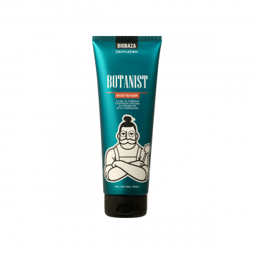 Gel de dus si sampon pentru barbati cu amestec de plante Botanist, 220ml, Biobaza