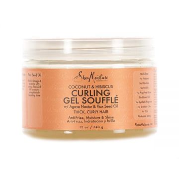 Gel par cret si ondulat pentru activarea buclelor, Shea Moisture, Greutate 340 g