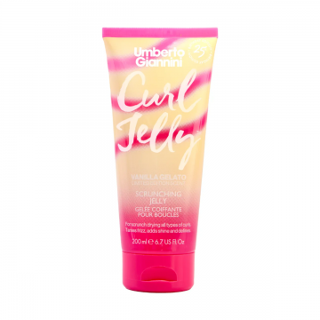 Gel pentru definirea buclelor Curl Jelly Scrunching Vanilla Gelato, 200ml, Umberto Giannini