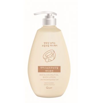 Lotiune de corp cu orez si ulei de cocos, 500ml, Quret