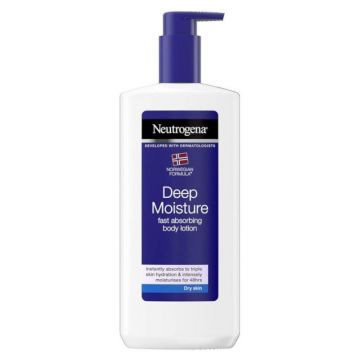 Lotiune de Corp Neutrogena Deep Moisture, pentru Piele Uscata, 400 ml