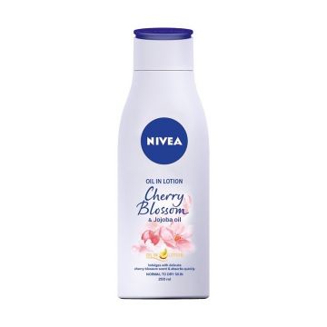 Lotiune de Corp Nivea, cu Flori de Cirese si Ulei de Jojoba, 200 ml