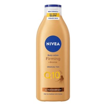 Lotiune de Corp pentru Fermitate Q10+ Bronze Nivea Body, 400 ml
