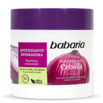 Masca Antioxidanta Reparatoare cu Extract de Ceapa, pentru Fortifierea Parului - Babaria Repairing Antioxidant Onion Hair Mask, 400 ml