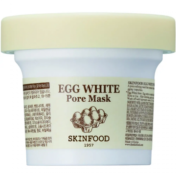Masca de fata cu albus de ou pentru pori, 120g, Skinfood