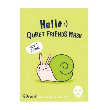 Masca fata cu mucus de melc Hello Friends, 25g, Quret