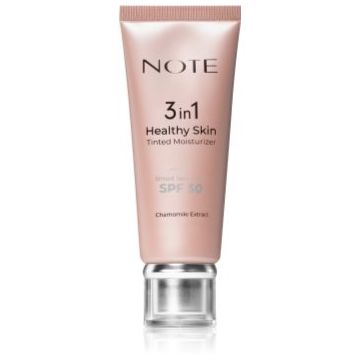 Note Cosmetique 3 in 1 Healthy Skin cremă hidratantă nuanțatoare SPF 50