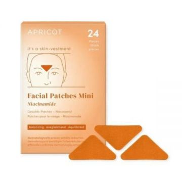 Plasturi antirid Apricot cu Niacinamidă pentru ridurile de expresie, set 24 buc