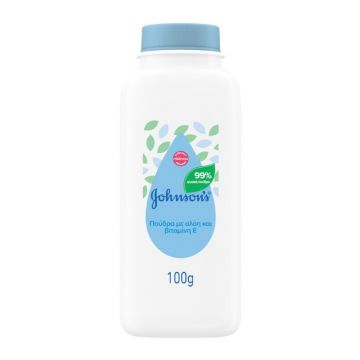 Pudra pentru Bebelusi Johnson's Baby, cu Aloe Vera si Vitamina E, 100 g
