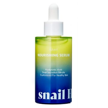 Ser facial nutritiv cu mucus de melc si acid hialuronic, 70ml, Quret