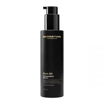 Ser Leave-in pentru Par Matasos cu Efect Anti-frizz si Protectie Termica - Sebastian Professional Dark Oil Taming Elixir Serum, 140 ml