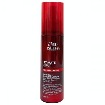 Tratament Fara Clatire pentru Par Deteriorat cu AHA & Omega 9 - Wella Professionals Ultimate Repair Step 4 5-In-1 Protective Leave-In, 95 ml