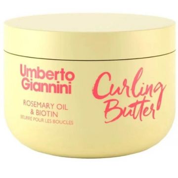 Unt pentru Definirea Buclelor, cu Ulei ce Rozmarin si Biotina - Umberto Giannini Curling Butter, 300 ml