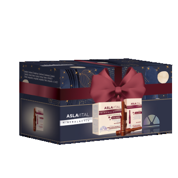 Aslavital caseta 44750 (1140 crema hidratanta fermitate colagen 50ml + 1260 fiole filler extra fermitate 2ml X2 )  1 pach. Farmec