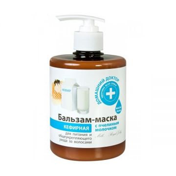 Balsam-Masca Nutritiva cu Proteine Lactice si Laptisor de Matca Doctorul Casei, 500ml