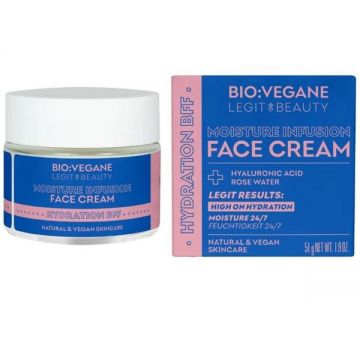 Crema de Fata Hidratanta - Bio:Vegane Legit Beauty Hydration BFF Face Cream, 50 ml