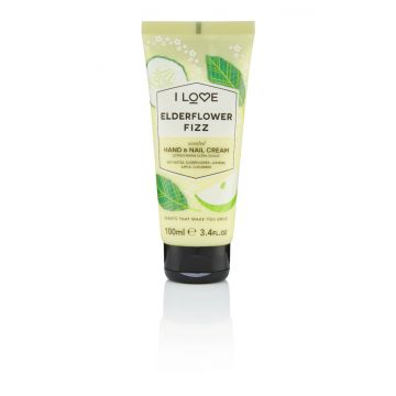 Crema de maini si unghii Elderflower Fizz, 100ml, I Love Cosmetics