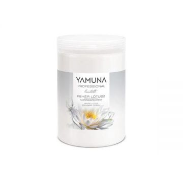 Crema de masaj din plante si lotus alb Yamuna 1020 gr