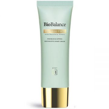 Crema de Noapte Reparatoare, Antirid & Fermitate - Bio Balance Probiotics Wrinkles & Lifting Restorative Night Cream, 50 ml